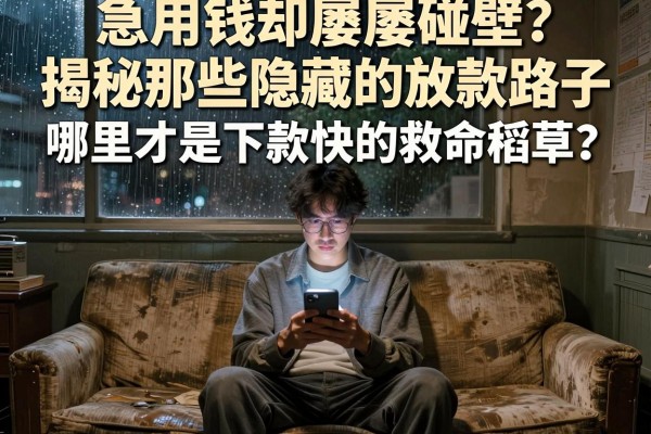 急用钱却屡屡碰壁？揭秘那些隐藏的放款路子，哪里才是下款快的救命稻草？
