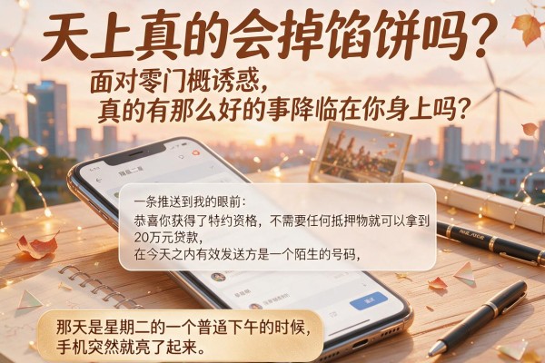 天上真的会掉馅饼吗？面对零门槛诱惑，真的有那么好的事降临在你身上吗？