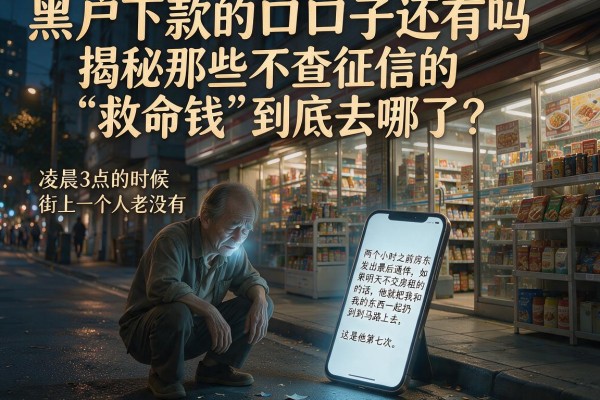 黑户下款的口子还有吗2026年12月？揭秘那些不查征信的“救命钱”到底去哪了？