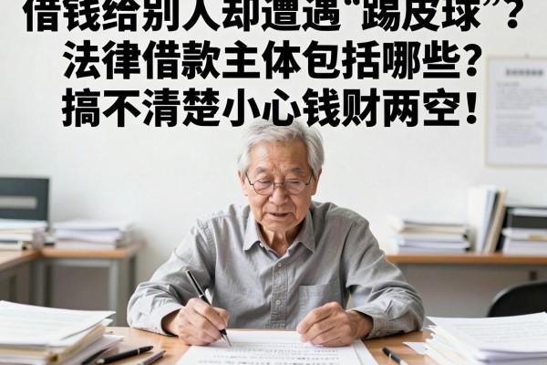 借钱给别人却遭遇“踢皮球”？法律借款主体包括哪些？搞不清楚小心钱财两空！