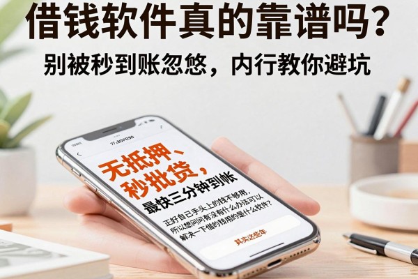 借钱软件真的靠谱吗？别被秒到账忽悠，内行教你避坑