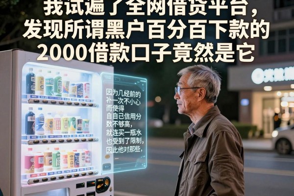 我试遍了全网借贷平台，发现所谓黑户百分百下款的2000借款口子竟然是它