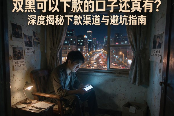 双黑可以下款的口子还真有？深度揭秘下款渠道与避坑指南