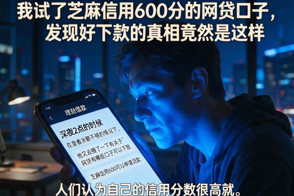 我试了芝麻信用600分的网贷口子，发现好下款的真相竟然是这样