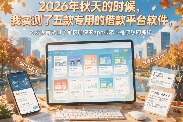 我实测了五款专用的借款平台软件，才发现审贷口子审核加快的app根本不是你想的那样