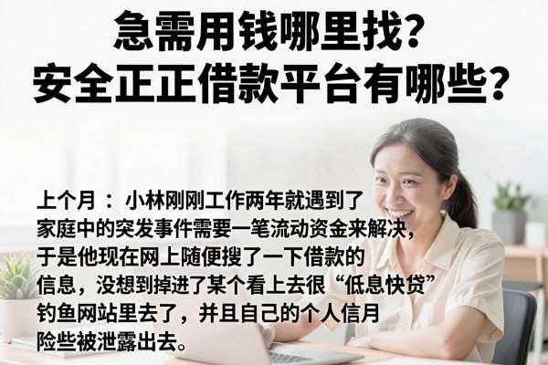急需用钱哪里找？安全正规借款平台有哪些？盘点五大靠谱渠道助你避坑