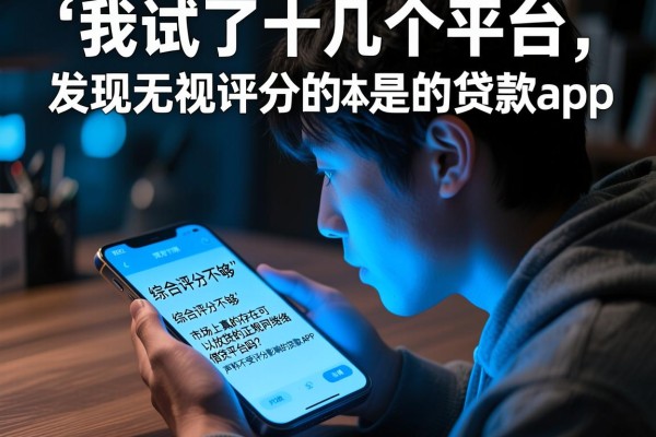 我试了十几个平台，发现无视评分的贷款app根本不是你想的那样