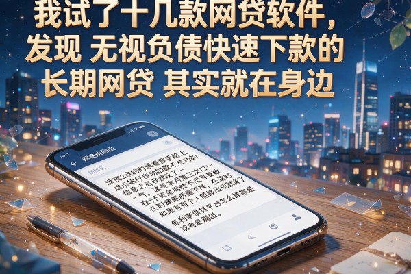 我试了十几款网贷软件，发现无视负债快速下款的长期网贷其实就在身边