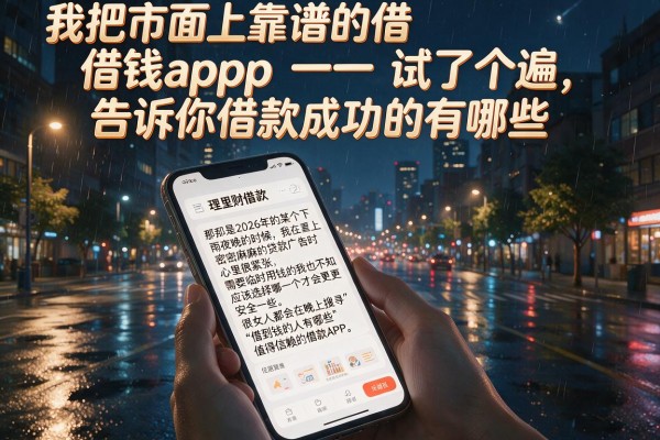 我把市面上靠谱的借钱app试了个遍，告诉你借款成功的有哪些