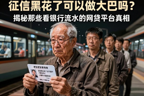 征信黑花了可以做大巴吗？揭秘那些看银行流水的网贷平台真相