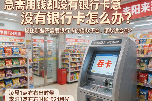 急需用钱却没有银行卡怎么办？揭秘那些不需要银行卡的借款平台，哪款适合你？