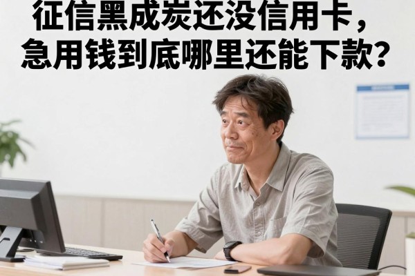 征信黑成炭还没信用卡，急用钱到底哪里还能下款？