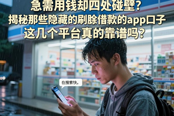急需用钱却四处碰壁？揭秘那些隐藏的刷脸借款的app口子，这几个平台真的靠谱吗？