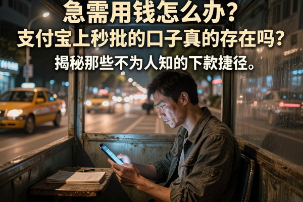急需用钱怎么办？支付宝上秒批的口子真的存在吗？揭秘那些不为人知的下款捷径