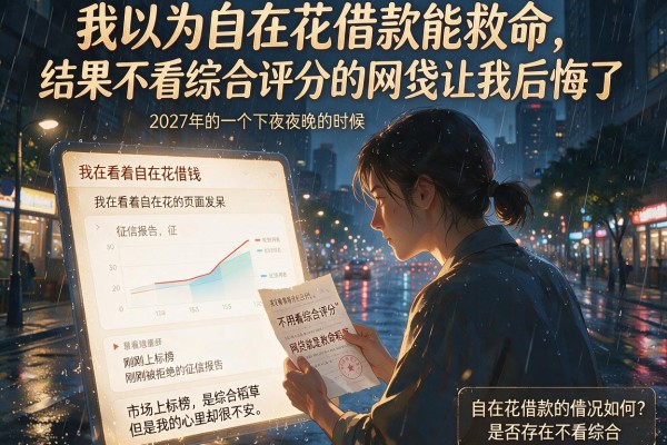 我以为自在花借款能救命，结果不看综合评分的网贷让我后悔了