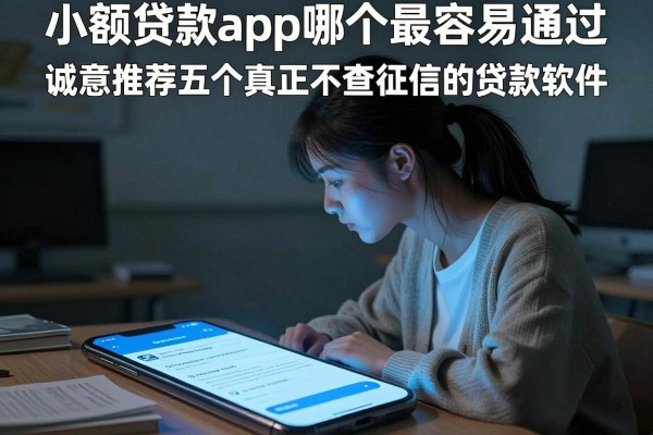 小额贷款app哪个最容易通过，诚意推荐五个真正不查征信的贷款软件