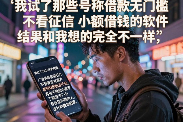 我试了那些号称借款无门槛不看征信小额借钱的软件，结果和我想的完全不一样