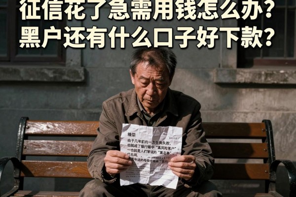征信花了急需用钱怎么办？黑户还有什么口子好下款？这几个渠道或许能救急