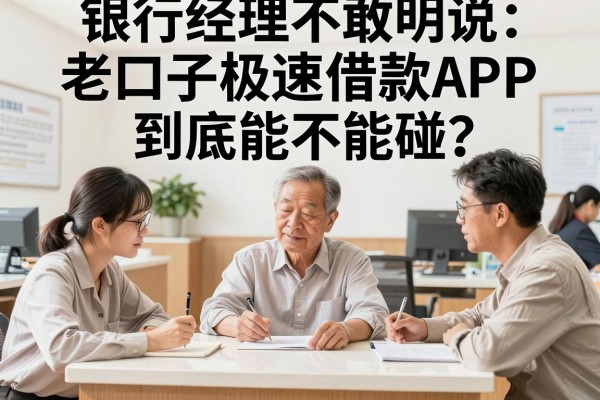 银行经理不敢明说：老口子极速借款APP到底能不能碰？