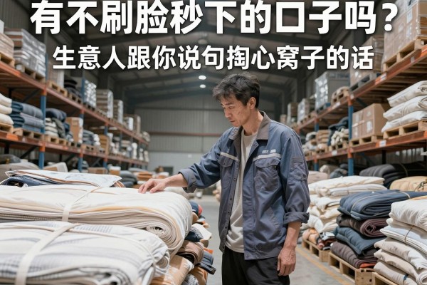 有不刷脸秒下的口子吗？生意人跟你说句掏心窝子的话