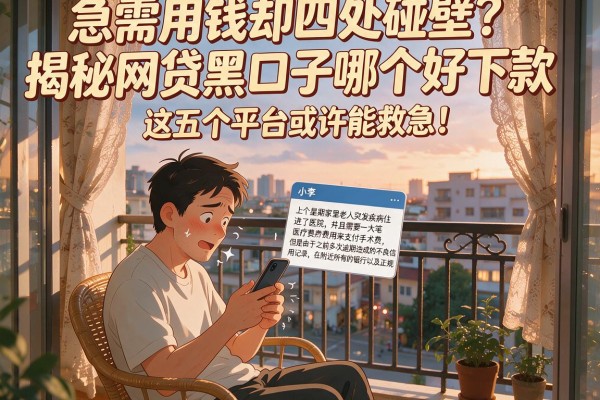 急需用钱却四处碰壁？揭秘网贷黑口子哪个好下款，这五个平台或许能救急！