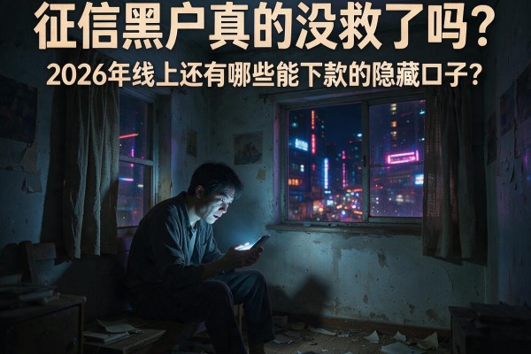 征信黑户真的没救了吗？2026年线上还有哪些能下款的隐藏口子？