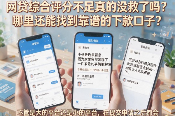网贷综合评分不足真的没救了吗？哪里还能找到靠谱的下款口子？