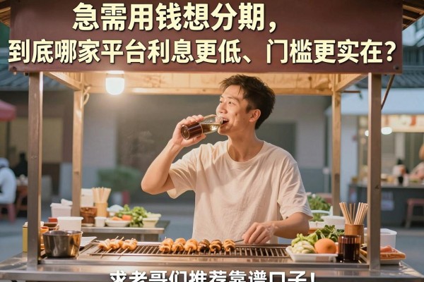 急需用钱想分期，到底哪家平台利息更低、门槛更实在？求老哥们推荐靠谱口子！