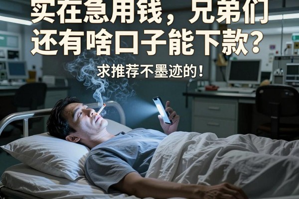 实在急用钱,兄弟们还有啥口子能下款?求推荐不墨迹的!