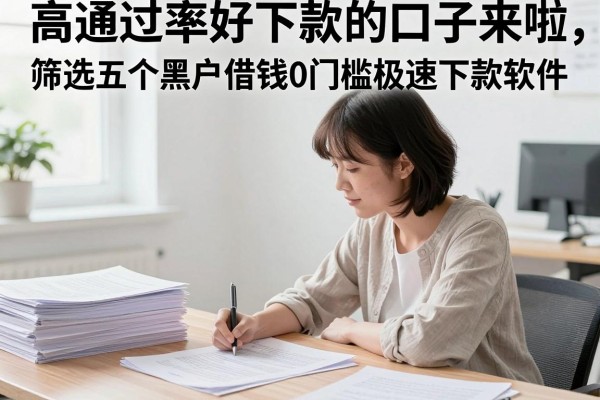 高通过率好下款的口子来啦，筛选五个黑户借钱0门槛极速下款软件