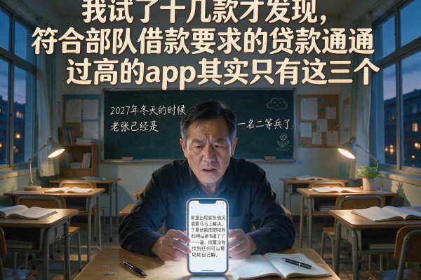 我试了十几款才发现，符合部队借款要求的贷款通过高的app其实只有这三个