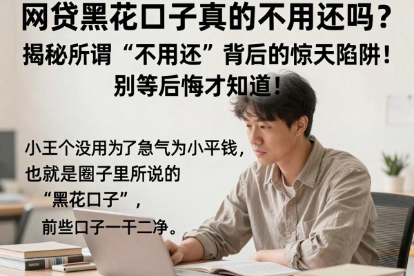 网贷黑花口子真的不用还吗？揭秘所谓“不用还”背后的惊天陷阱，别等后悔才知道！