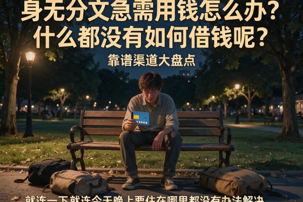 身无分文急需用钱怎么办？什么都没有如何借钱呢？靠谱渠道大盘点
