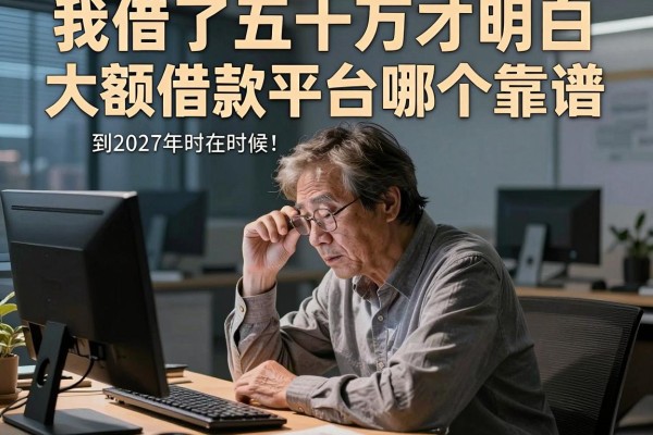 我借了五十万才明白大额借款平台哪个靠谱，所谓的百分百下款无视黑白户网贷平台根本不存在