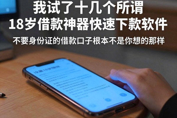 我试了十几个所谓18岁借款神器快速下款软件，发现不要身份证的借款口子根本不是你想的那样