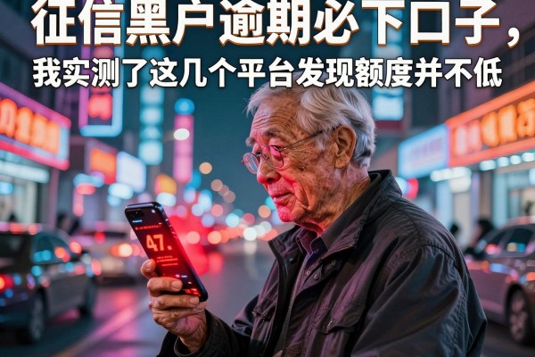征信黑户逾期必下口子，我实测了这几个平台发现额度并不低