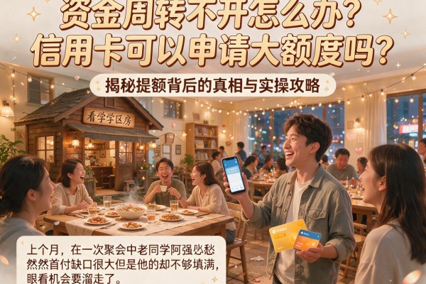 资金周转不开怎么办?信用卡可以申请大额度吗?揭秘提额背后的真相与实操攻略