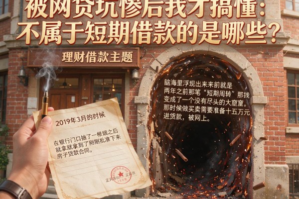 被网贷坑惨后我才搞懂：不属于短期借款的是哪些？