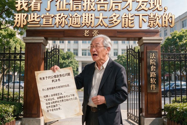 我看了征信报告后才发现，那些宣称逾期太多能下款的软件全是套路