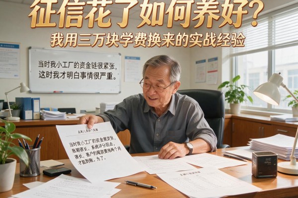 征信花了如何养好？我用三万块学费换来的实战经验