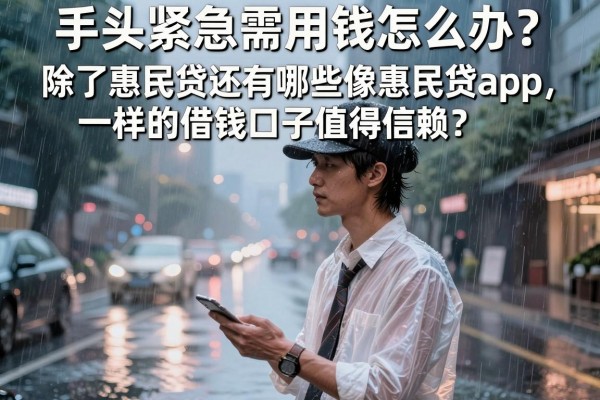 手头紧急需用钱怎么办?除了惠民贷还有哪些像惠民贷app一样的借钱口子值得信赖?
