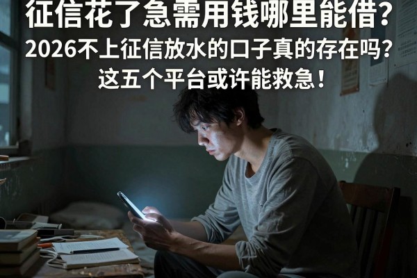 征信花了急需用钱哪里能借？2026不上征信放水的口子真的存在吗？这五个平台或许能救急！