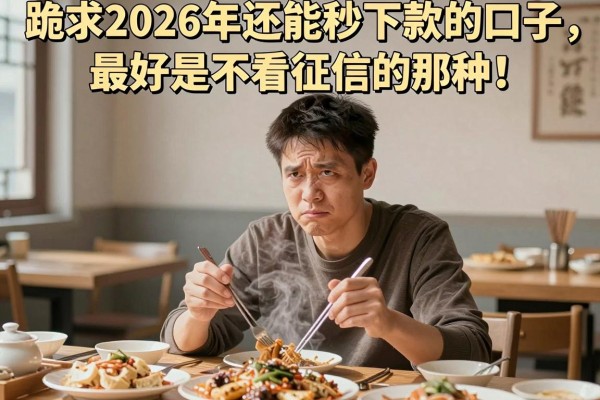 跪求2026年还能秒下款的口子，最好是不看征信的那种！