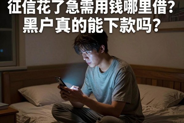 征信花了急需用钱哪里借？黑户真的能下款吗？揭秘黑户哪个网贷平台最好申请