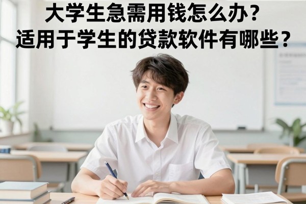 大学生急需用钱怎么办?适用于学生的贷款软件有哪些?这几个正规平台值得收藏