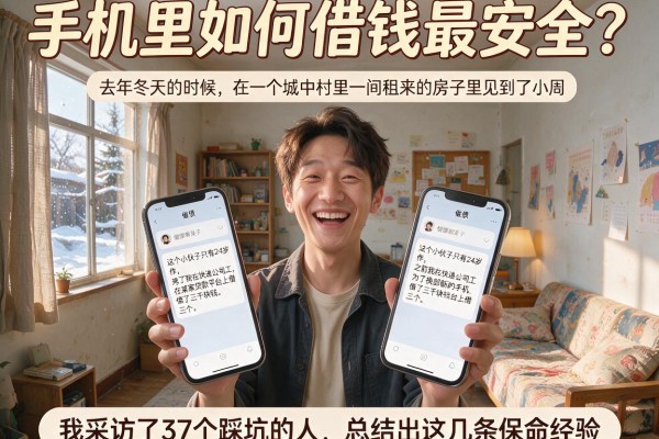 手机里如何借钱最安全？我采访了37个踩坑的人，总结出这几条保命经验