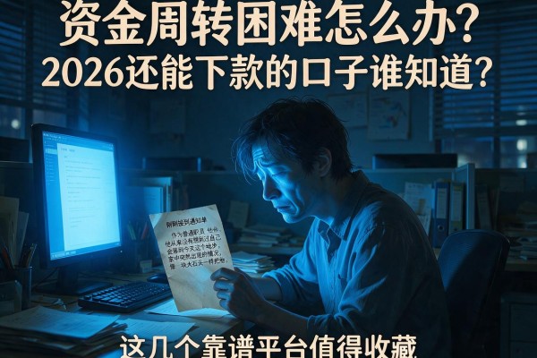 资金周转困难怎么办？2026还能下款的口子谁知道？这几个靠谱平台值得收藏