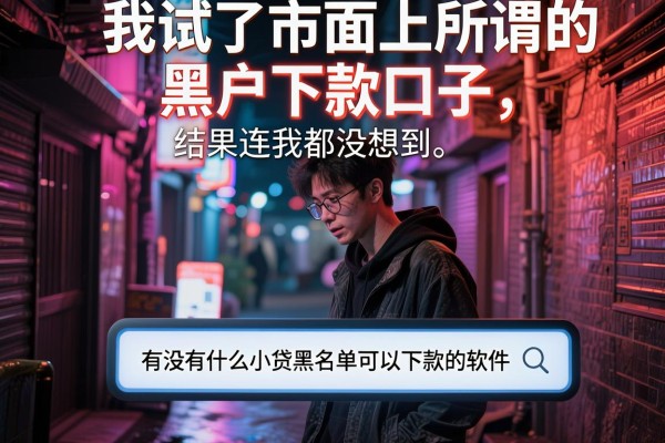 我试了市面上所谓的黑户下款口子,结果连我都没想到