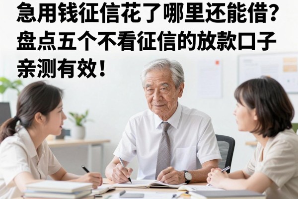 急用钱征信花了哪里还能借？盘点五个不看征信的放款口子，亲测有效！