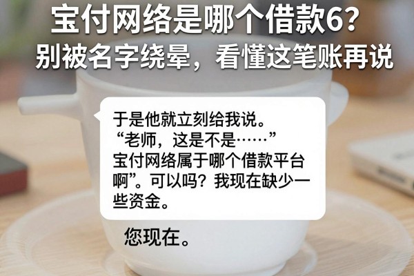 宝付网络是哪个借款6？别被名字绕晕，看懂这笔账再说